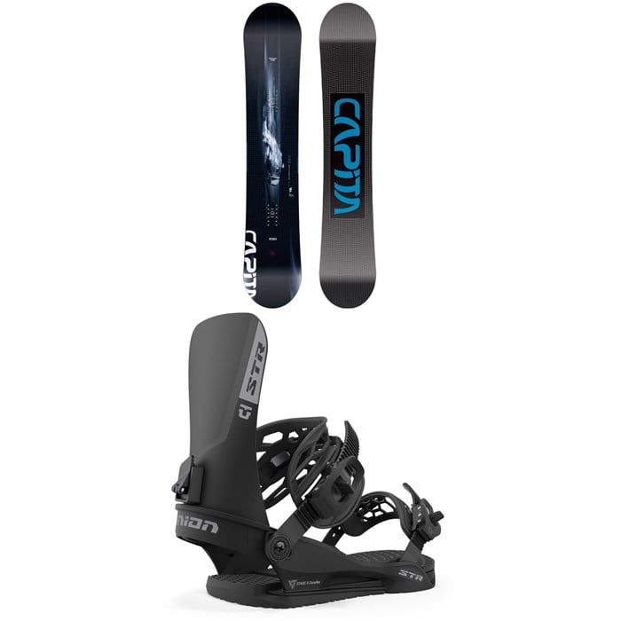 CAPiTA - Outerspace Living Snowboard + Union STR Snowboard Bindings 2024