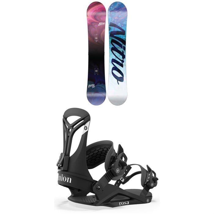 Nitro - Lectra Snowboard + Union Rosa Snowboard Bindings - Women's 2024