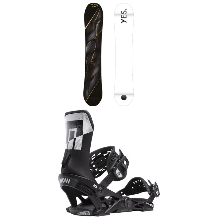 Yes. - PYL Snowboard + Now Select Pro Snowboard Bindings 2024