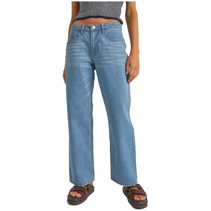 Rhythm - Washed Out Denim Pants - Women's