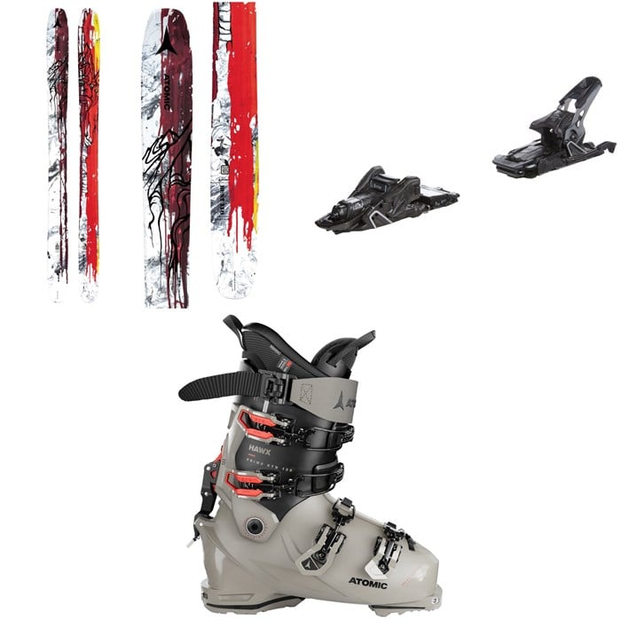 Atomic - Bent 110 Skis + Salomon S/Lab Shift MNC 13 Alpine Touring Ski Bindings + Atomic Hawx Prime XTD 130 GW Alpine Touring Ski Boots 2024