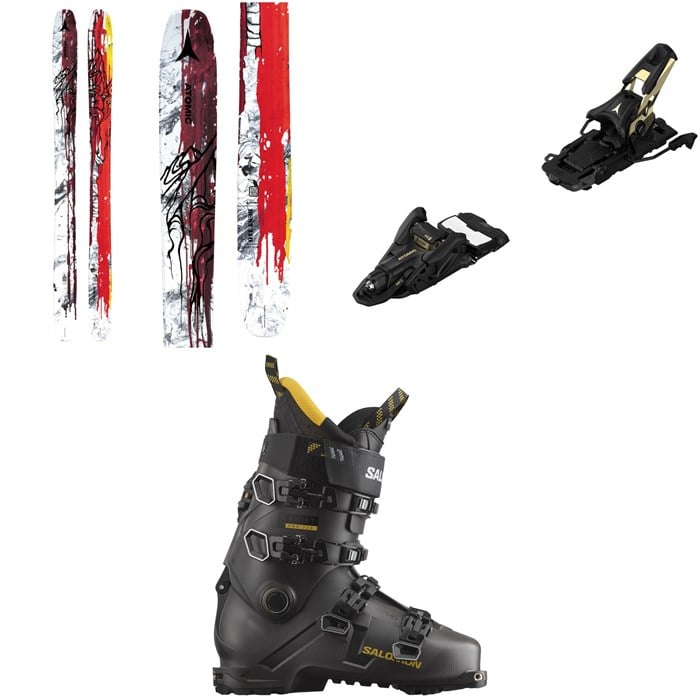 Atomic - Bent 110 Skis + Atomic Shift MNC 13 Alpine Touring Ski Bindings + Salomon Shift Pro 120 AT Ski Boots 2024
