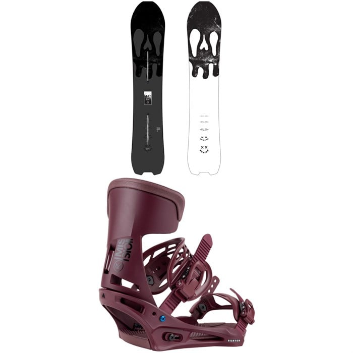 Burton - Skeleton Key Snowboard + Mission Snowboard Bindings 2024