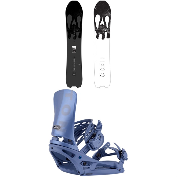 Burton - Skeleton Key Snowboard + Cartel EST Snowboard Bindings