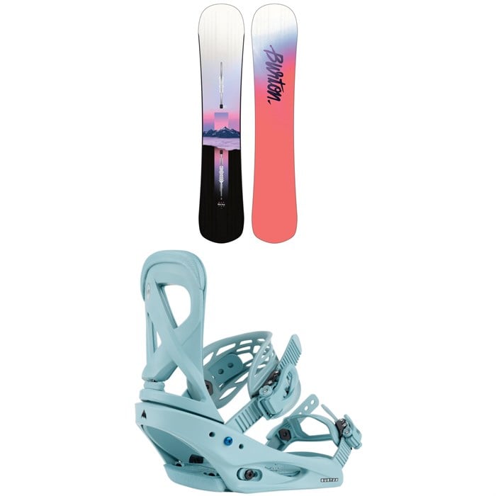 Burton - Hideaway Snowboard + Scribe Snowboard Bindings - Women's 2024