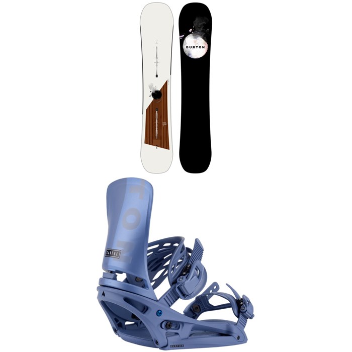 Burton - Flight Attendant Snowboard + Cartel EST Snowboard Bindings