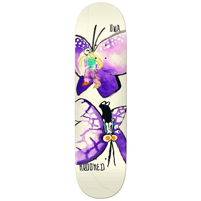 Krooked - Una Butterflies 8.28 Skateboard Deck