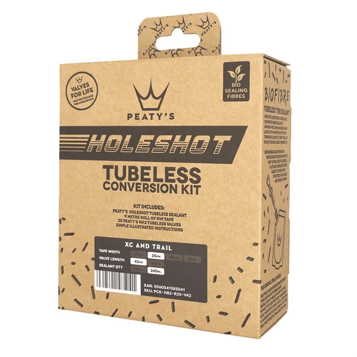 Peaty's - Holeshot Tubeless Conversion Kit - 25mm (XC MTB)