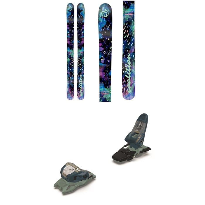 Coalition Snow - Rafiki Skis - Women's + Marker Squire 11 Ski Bindings