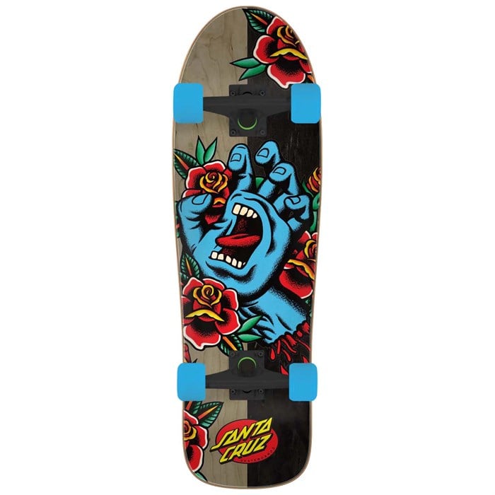 Santa Cruz Skateboards - Screaming Flash Shaped 9.7 Cruiser Complete
