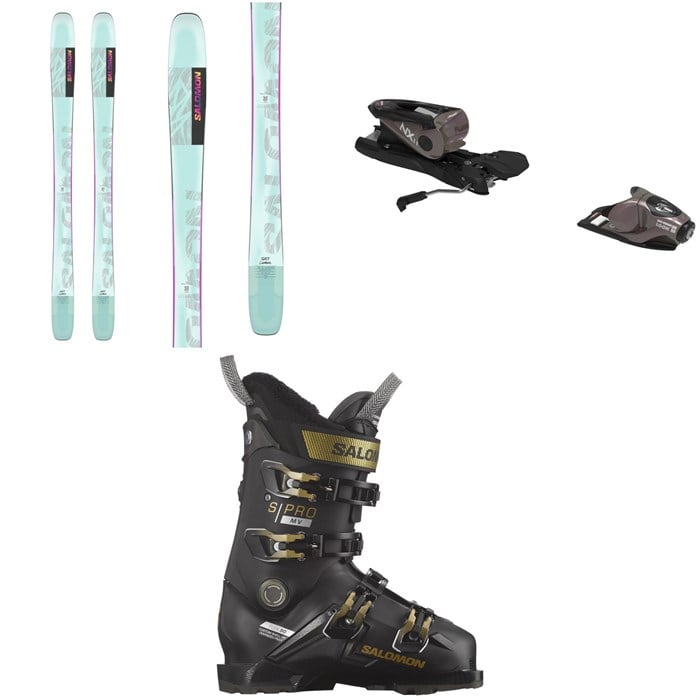 Salomon - QST Lumen 98 Skis + Look NX 11 GW Ski Bindings + Salomon S/Pro MV 90 Ski Boots - Women's 2024