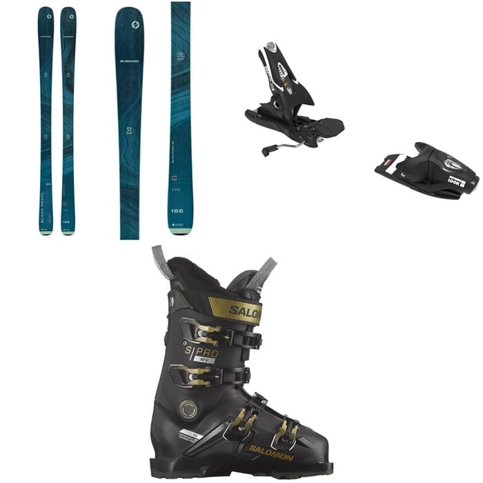 Blizzard - Black Pearl 82 Skis + Look SPX 10 GW Ski Bindings + Salomon S/Pro MV 90 Ski Boots - Women's