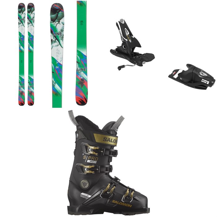 Line Skis - Pandora 84 Skis + Look SPX 10 GW Ski Bindings + Salomon S/Pro MV 90 Ski Boots - Women's 2024