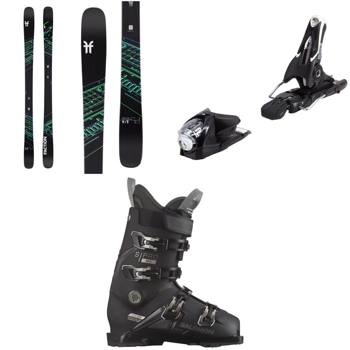Faction - Prodigy 1 Skis + Look SPX 12 GW Ski Bindings + Salomon S/Pro MV 100 Ski Boots 2024