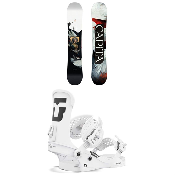 CAPiTA - Birds Of A Feather Snowboard + Union Trilogy Classic Snowboard Bindings - Women's 2025