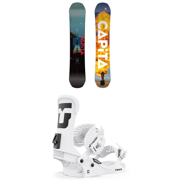 CAPiTA - Defenders Of Awesome Snowboard + Union Force Classic Snowboard Bindings 2025