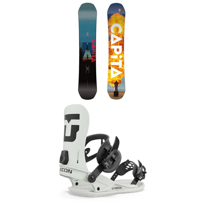 CAPiTA - Defenders Of Awesome Snowboard + Union Strata Snowboard Bindings 2025