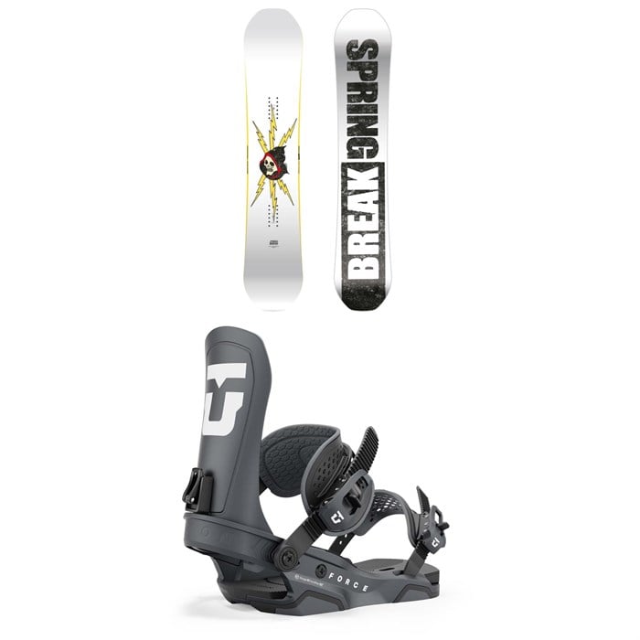 CAPiTA - Spring Break Resort Twin Snowboard + Union Force Snowboard Bindings 2025