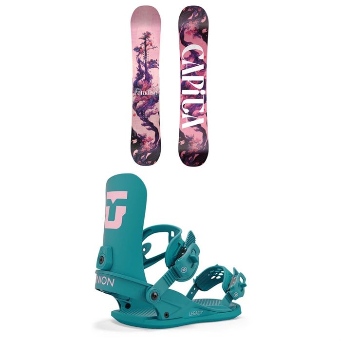 CAPiTA - Paradise Snowboard + Union Legacy Snowboard Bindings - Women's 2025