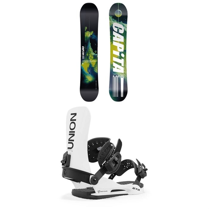CAPiTA - Outerspace Living Snowboard + Union STR Snowboard Bindings 2025