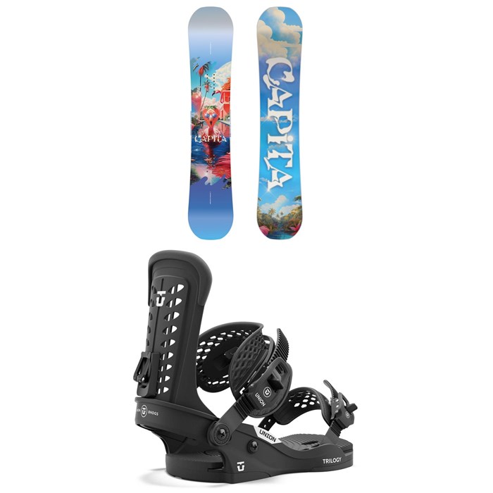 CAPiTA - Space Metal Fantasy Snowboard + Union Trilogy Classic Snowboard Bindings - Women's 2025