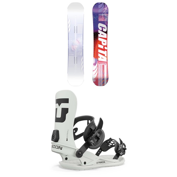 CAPiTA - Pathfinder Camber Snowboard + Union Strata Snowboard Bindings 2025