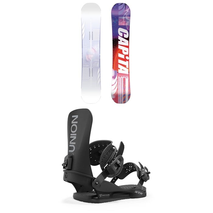 CAPiTA - Pathfinder Camber Snowboard + Union STR Snowboard Bindings 2025