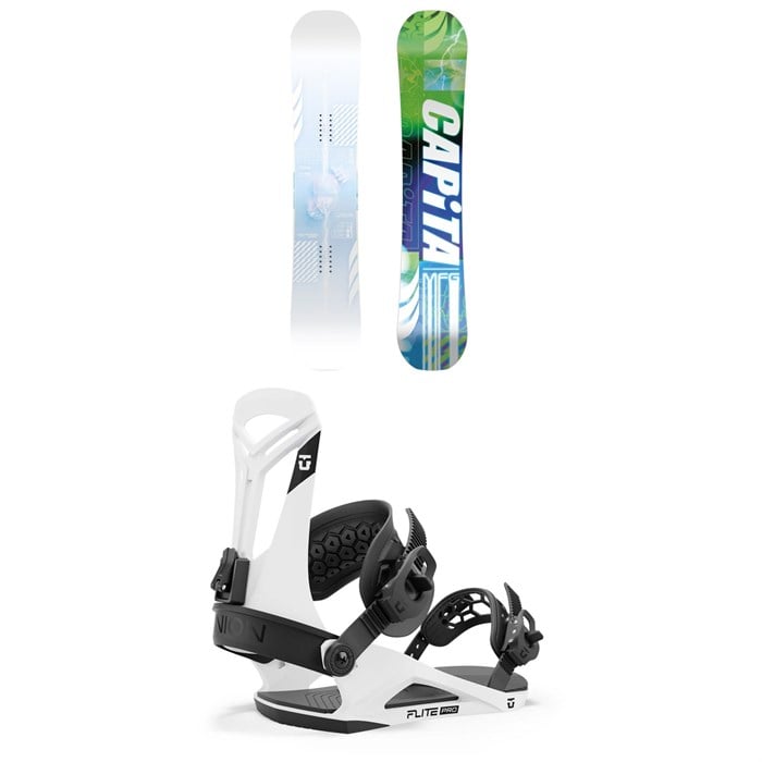 CAPiTA - Pathfinder Reverse Camber Snowboard + Union Flite Pro Snowboard Bindings 2025