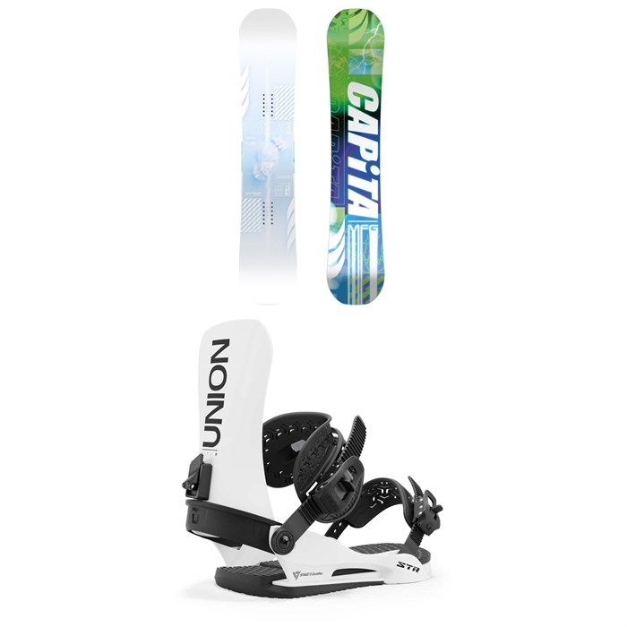 CAPiTA - Pathfinder Reverse Camber Snowboard + Union STR Snowboard Bindings 2025