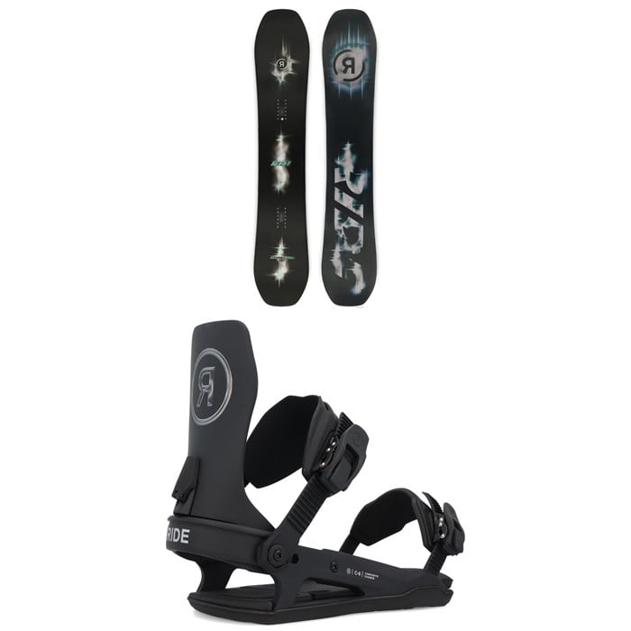 Ride - Algorythm Snowboard + C-6 Snowboard Bindings 2025