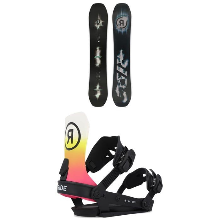 Ride - Algorythm Snowboard + A-8 Snowboard Bindings 2025