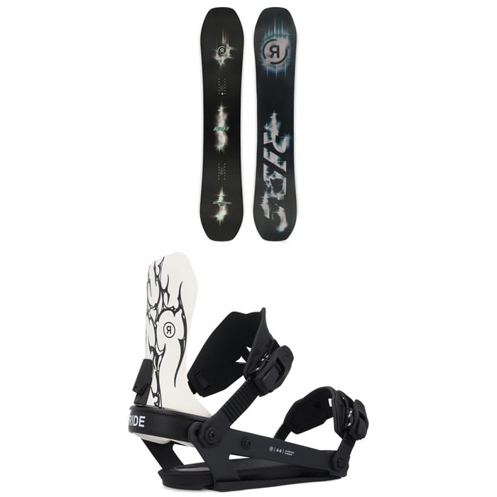 Ride - Algorythm Snowboard + A-8 Snowboard Bindings 2025