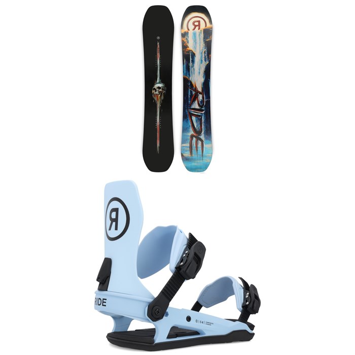 Ride - Shadowban Snowboard + C-6 Snowboard Bindings 2025