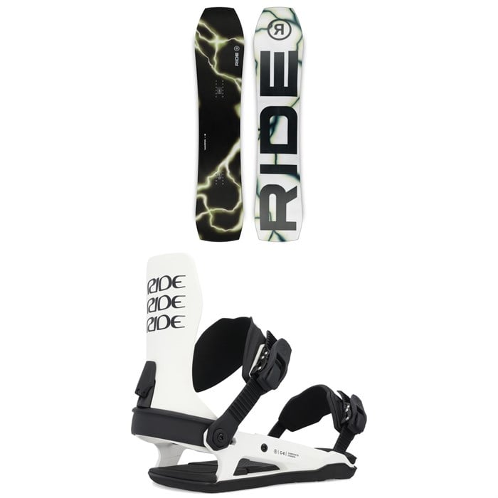 Ride - Warpig Snowboard + C-6 Snowboard Bindings 2025