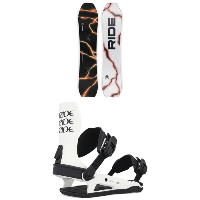 Ride - Psychocandy Snowboard + C-6 Snowboard Bindings 2025