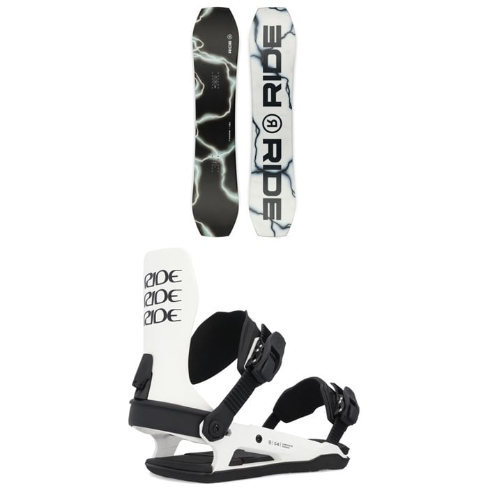 Ride - Twinpig Snowboard + C-6 Snowboard Bindings 2025