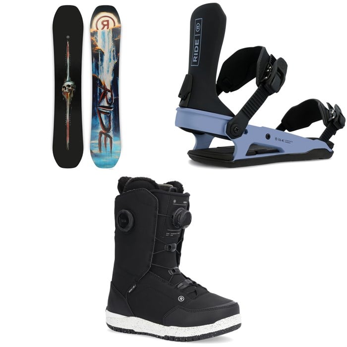 Ride - Shadowban Snowboard + CL-6 Snowboard Bindings + Hera Snowboard Boots - Women's 2025