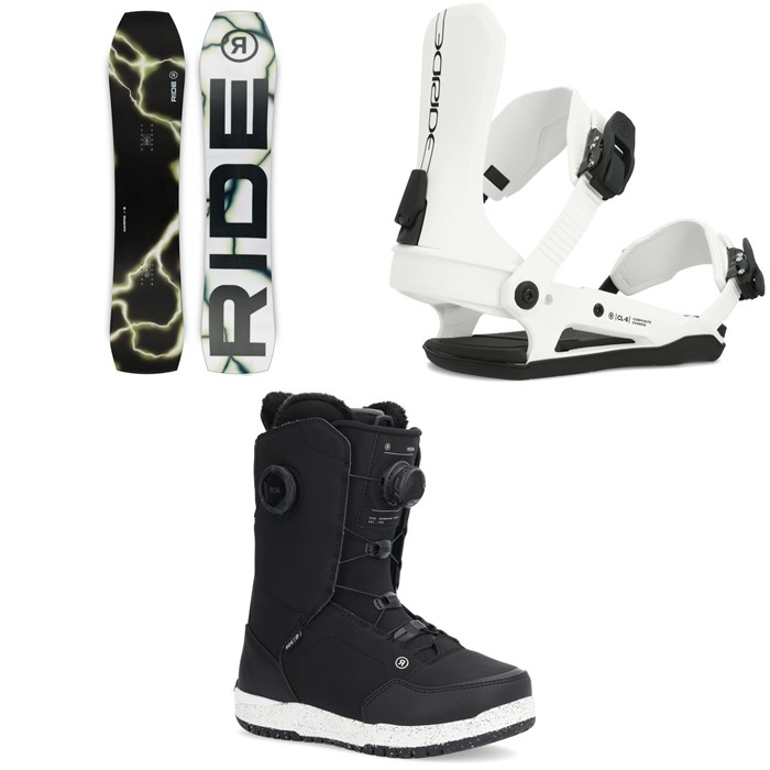 Ride - Warpig Snowboard + CL-6 Snowboard Bindings + Hera Snowboard Boots - Women's 2025