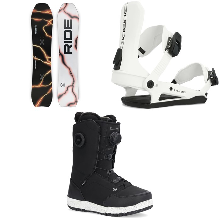 Ride - Psychocandy Snowboard + CL-6 Snowboard Bindings + Hera Snowboard Boots - Women's 2025