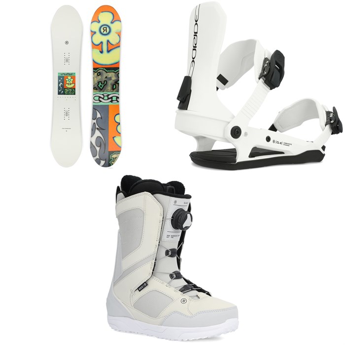 Ride - Saturday Snowboard + CL-6 Snowboard Bindings + Sage Snowboard Boots - Women's 2025