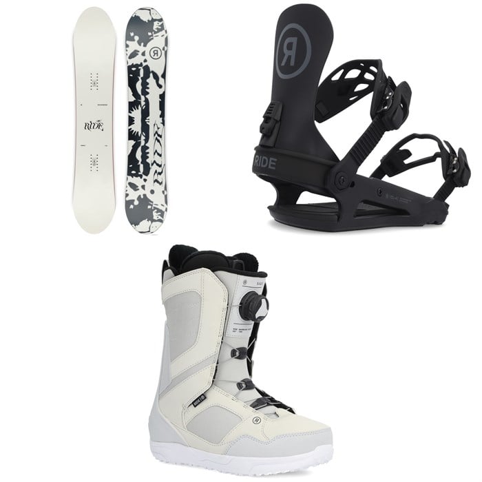 Ride - Compact Snowboard + CL-4 Snowboard Bindings + Sage Snowboard Boots - Women's 2025