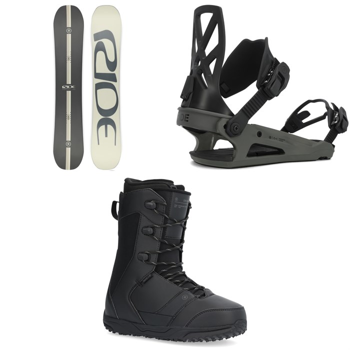 Ride - Agenda Snowboard + C-4 Snowboard Bindings + Orion Snowboard Boots 2025