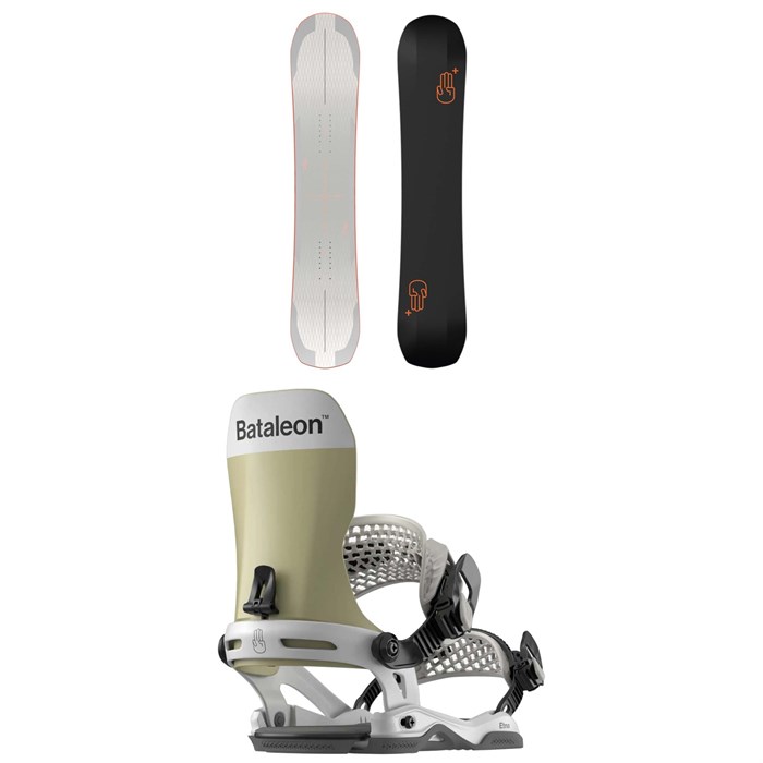 Bataleon - Push Up+ Snowboard + Etna Snowboard Bindings - Women's 2025