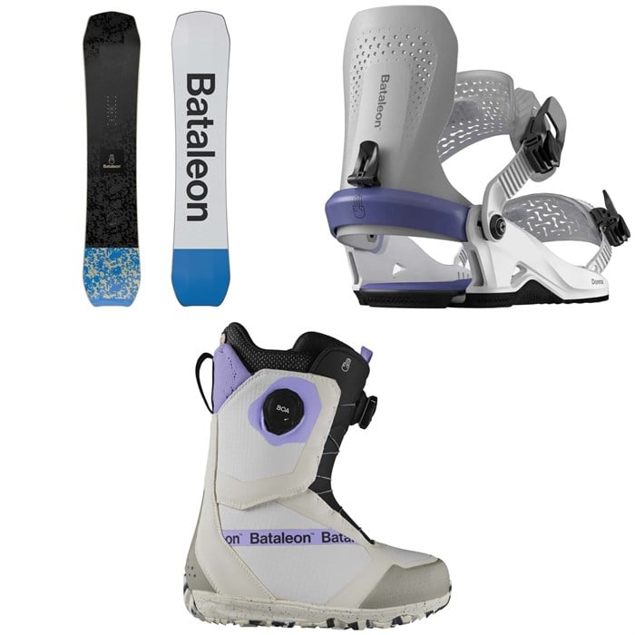 Bataleon - Whatever Snowboard + Donna Heelwrap Snowboard Bindings + Mosh BOA Snowboard Boots - Women's 2025