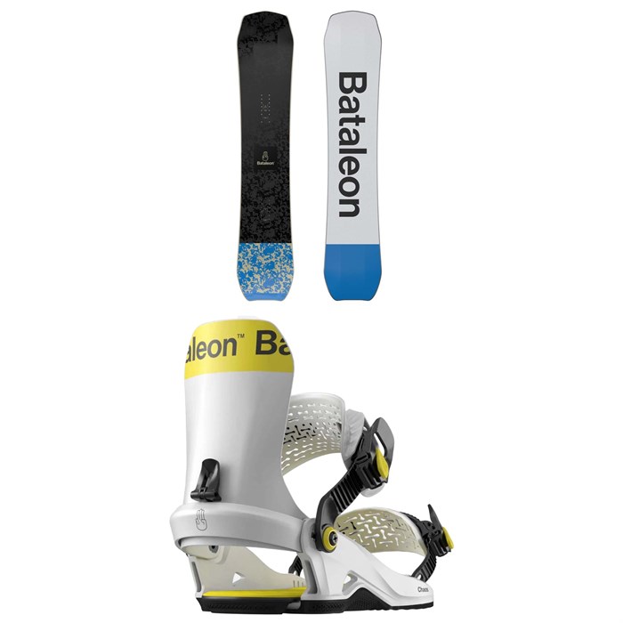 Bataleon Whatever Snowboard + Chaos Heelwrap Snowboard Bindings 2025