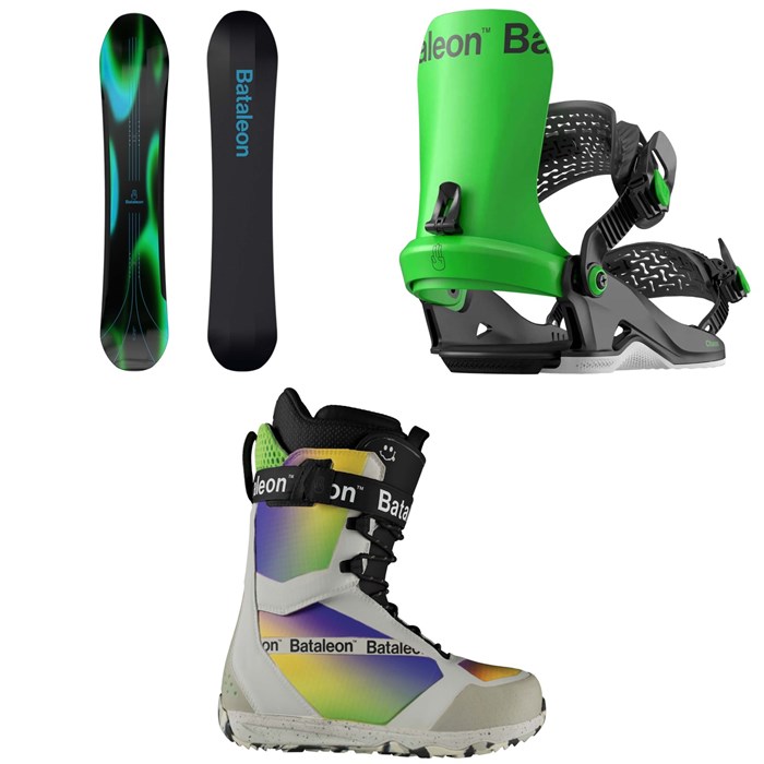 Bataleon - Thunderstorm Snowboard + Chaos Heelwrap Snowboard Bindings + Salsa Lace Snowboard Boots 2025