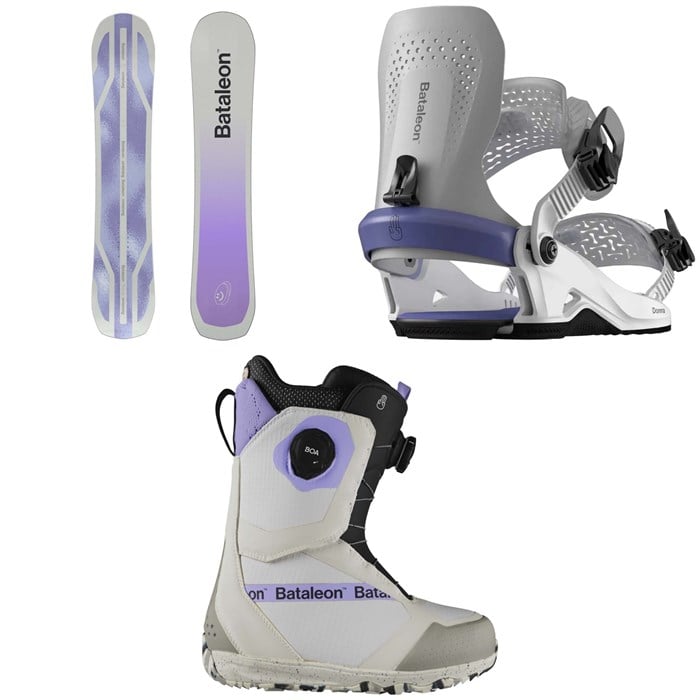 Bataleon - Push Up Snowboard + Donna Heelwrap Snowboard Bindings + Mosh BOA Snowboard Boots - Women's 2025