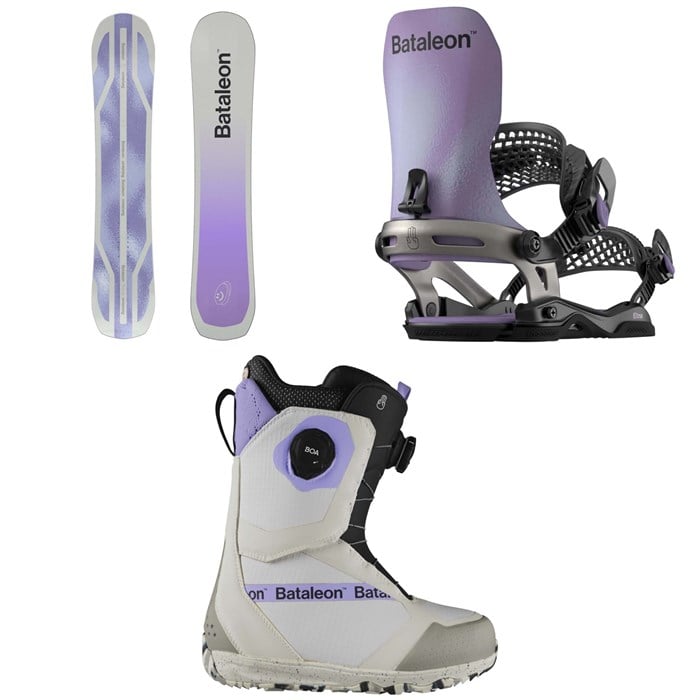 Bataleon - Push Up Snowboard + Etna Snowboard Bindings + Mosh BOA Snowboard Boots - Women's 2025