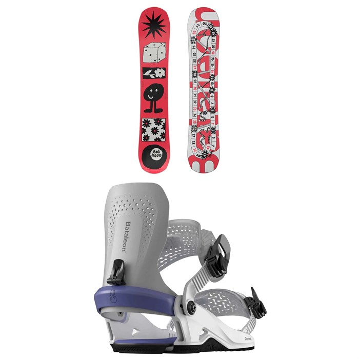 Bataleon - Moodboard Snowboard + Donna Heelwrap Snowboard Bindings - Women's 2025