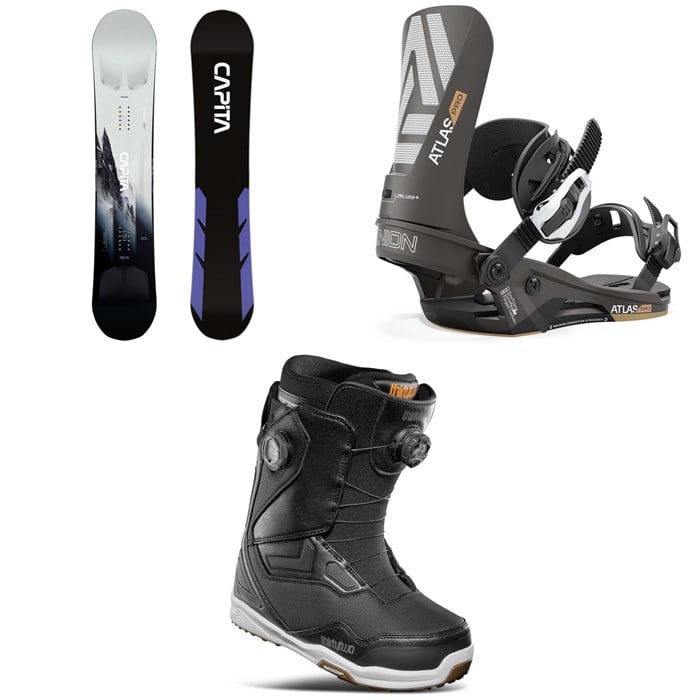 CAPiTA - Mega Mercury Snowboard + Union Atlas Pro Snowboard Bindings + thirtytwo TM-2 Double Boa Snowboard Boots 2025